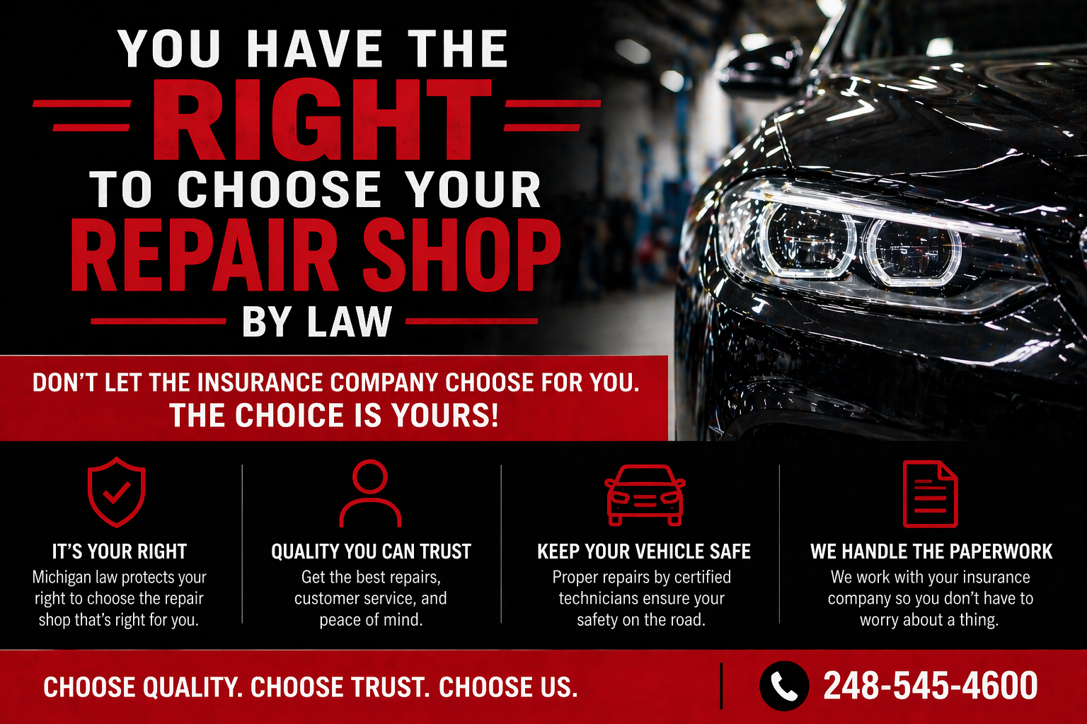 certified auto body shop Birmingham MI