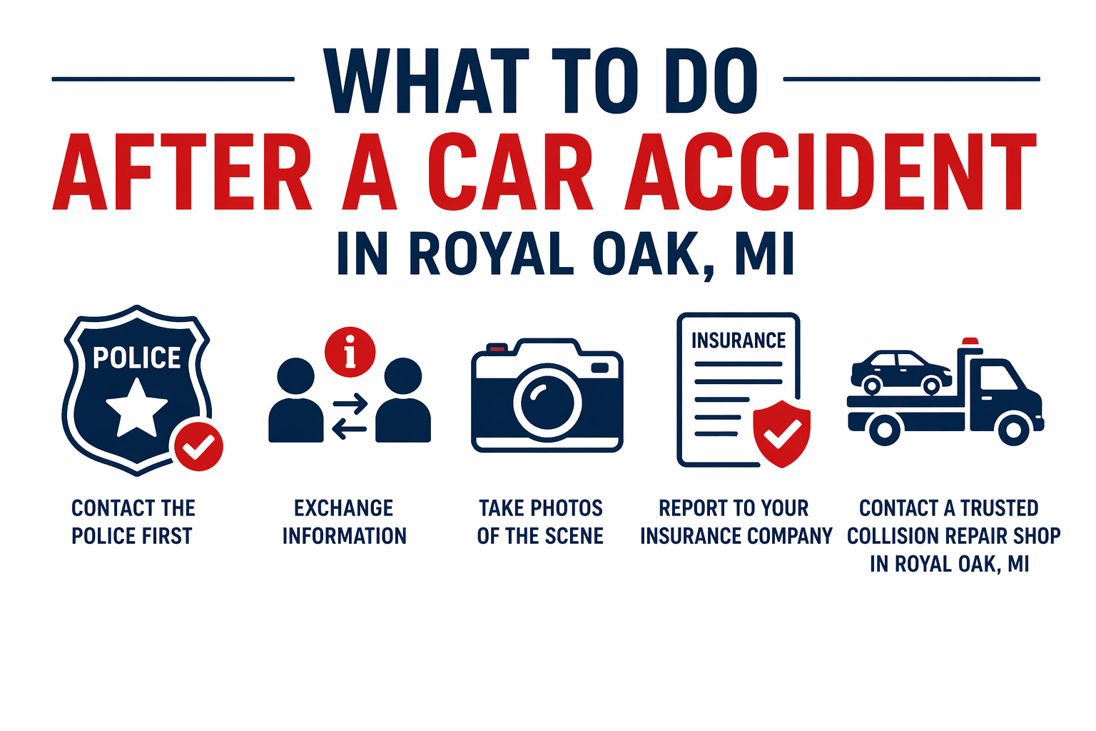 collision shop near Royal Oak MI experienced technicians