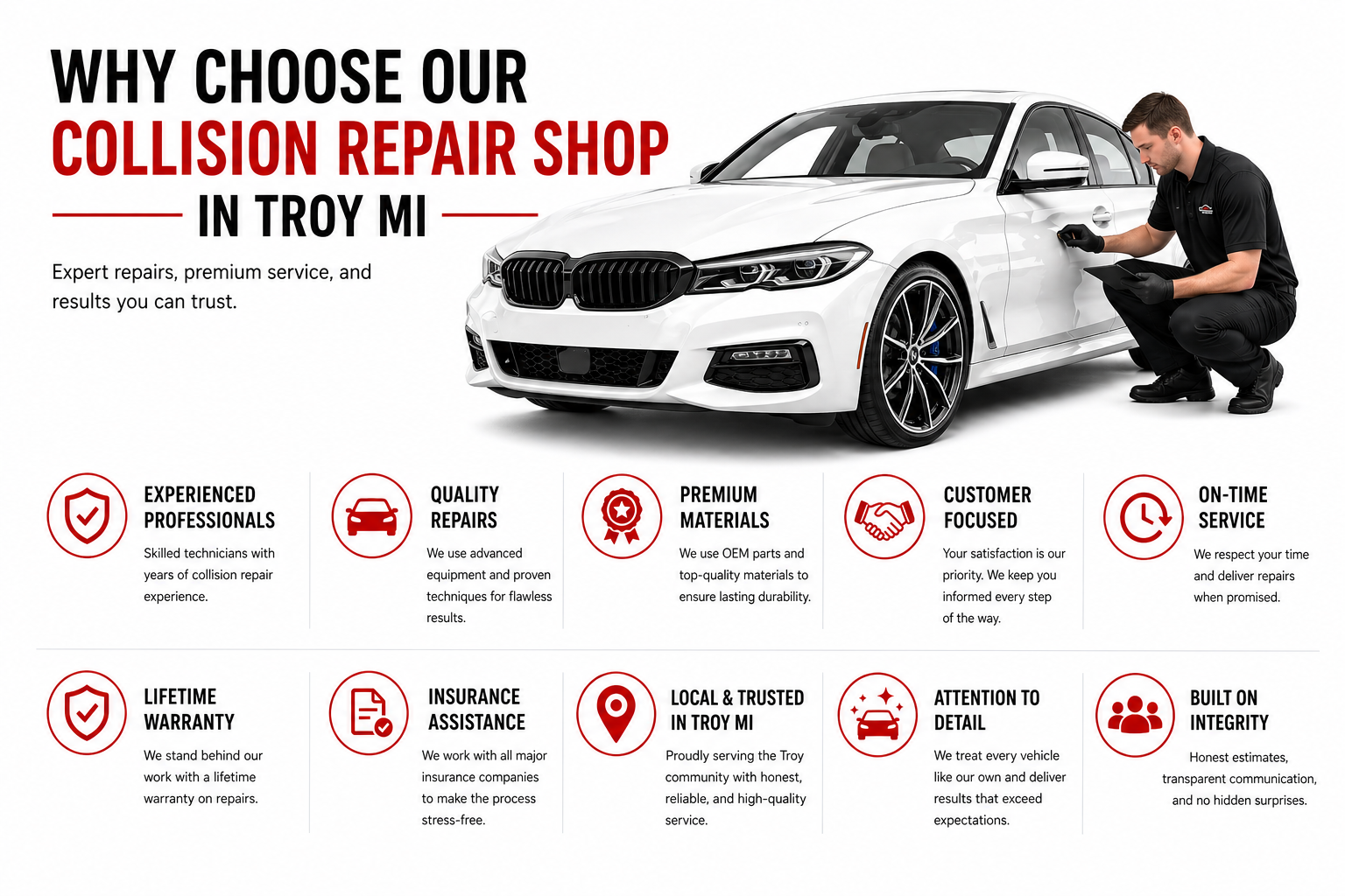 Choose The Collision Repair Shop Troy MI