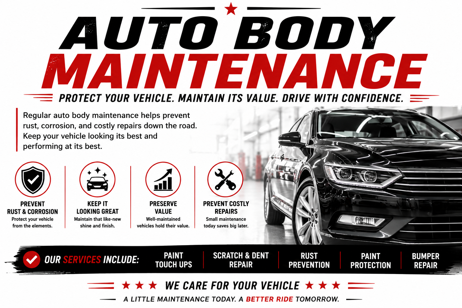 Auto Body Repair Michigan Maintenance