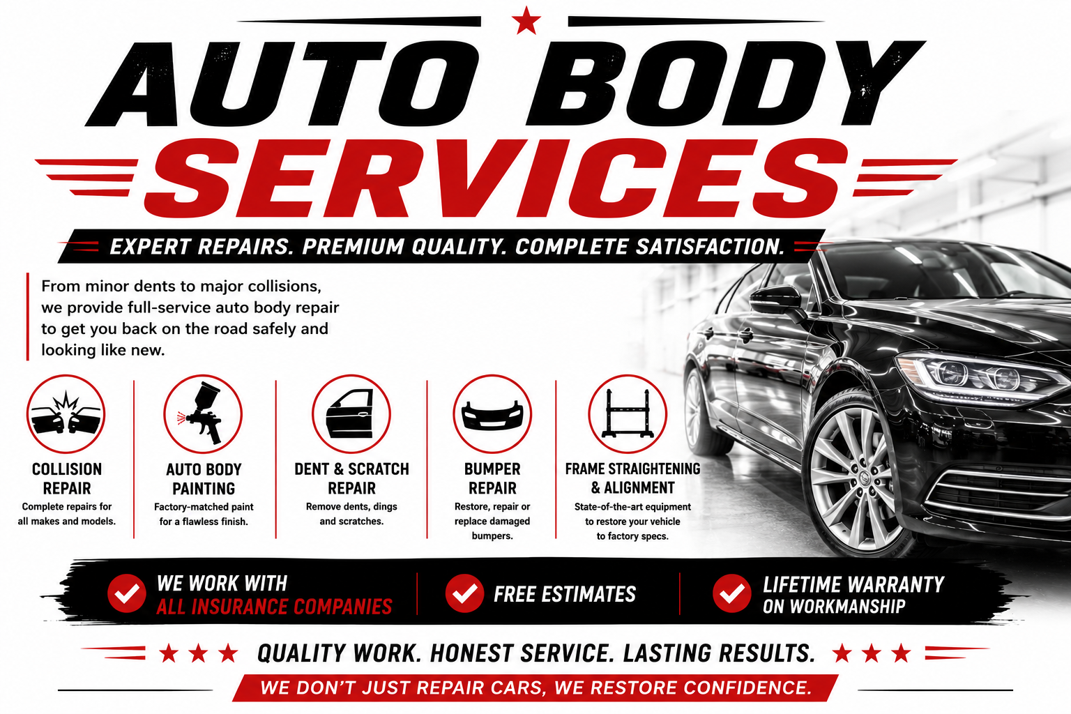 Auto Body Repair Shop Michigan Collision Shop