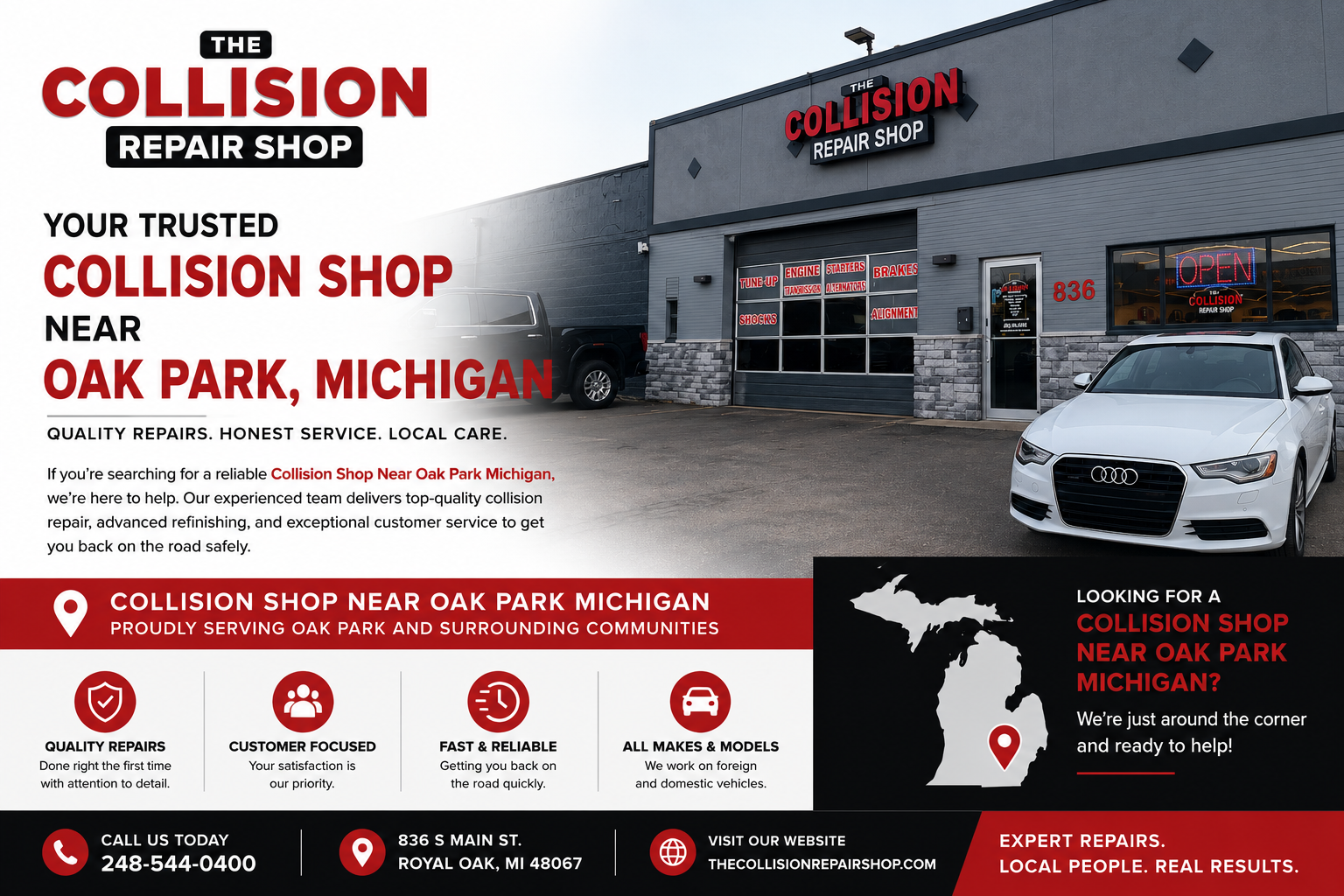 Auto Body Shop Near Oak Park Michigan Auto Body Shop Near Oak Park Michigan