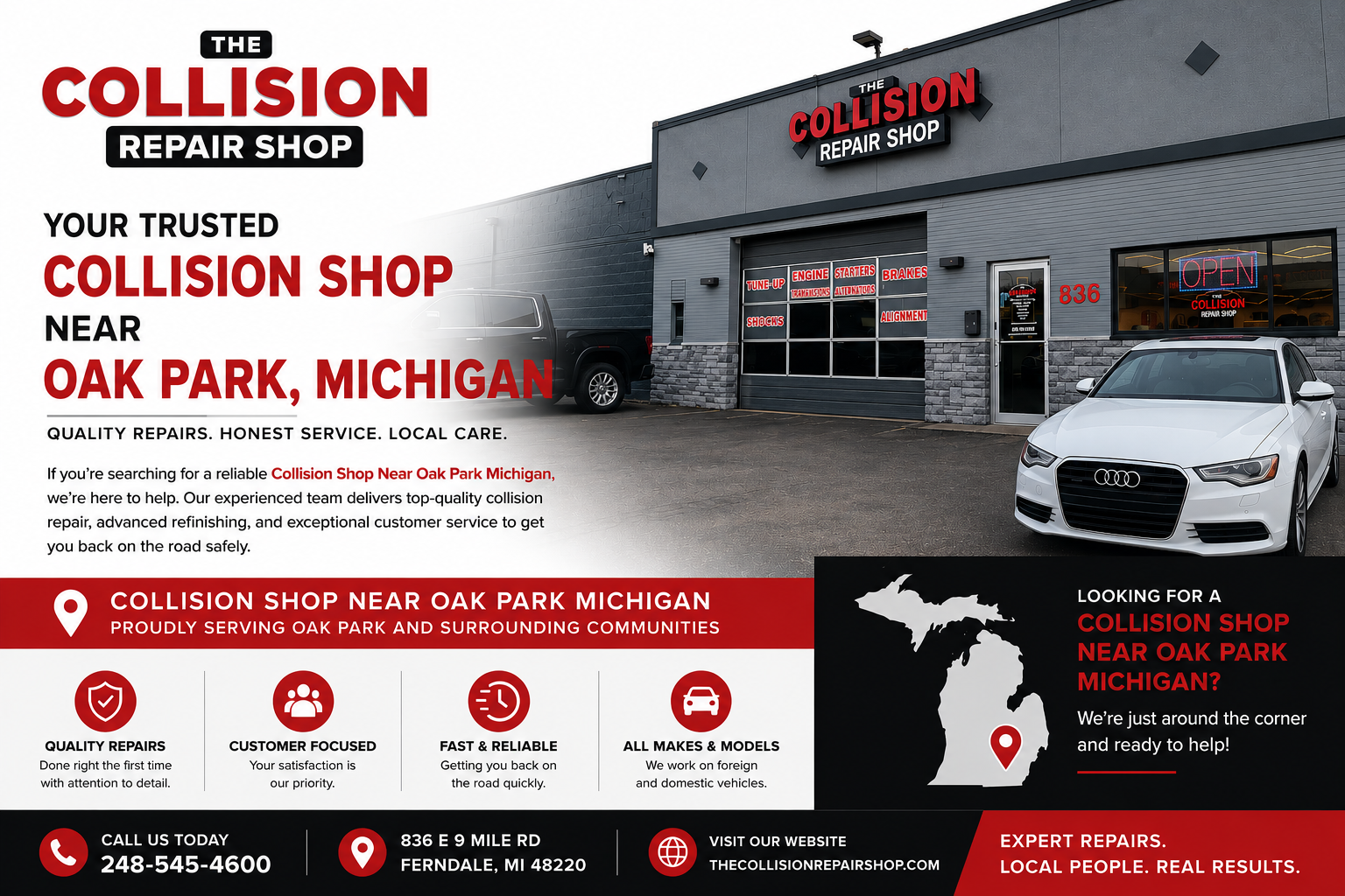 Collision Repair Shop Near Oak Park MIchigan 2 Collision Repair Shop Near Oak Park MIchigan 2