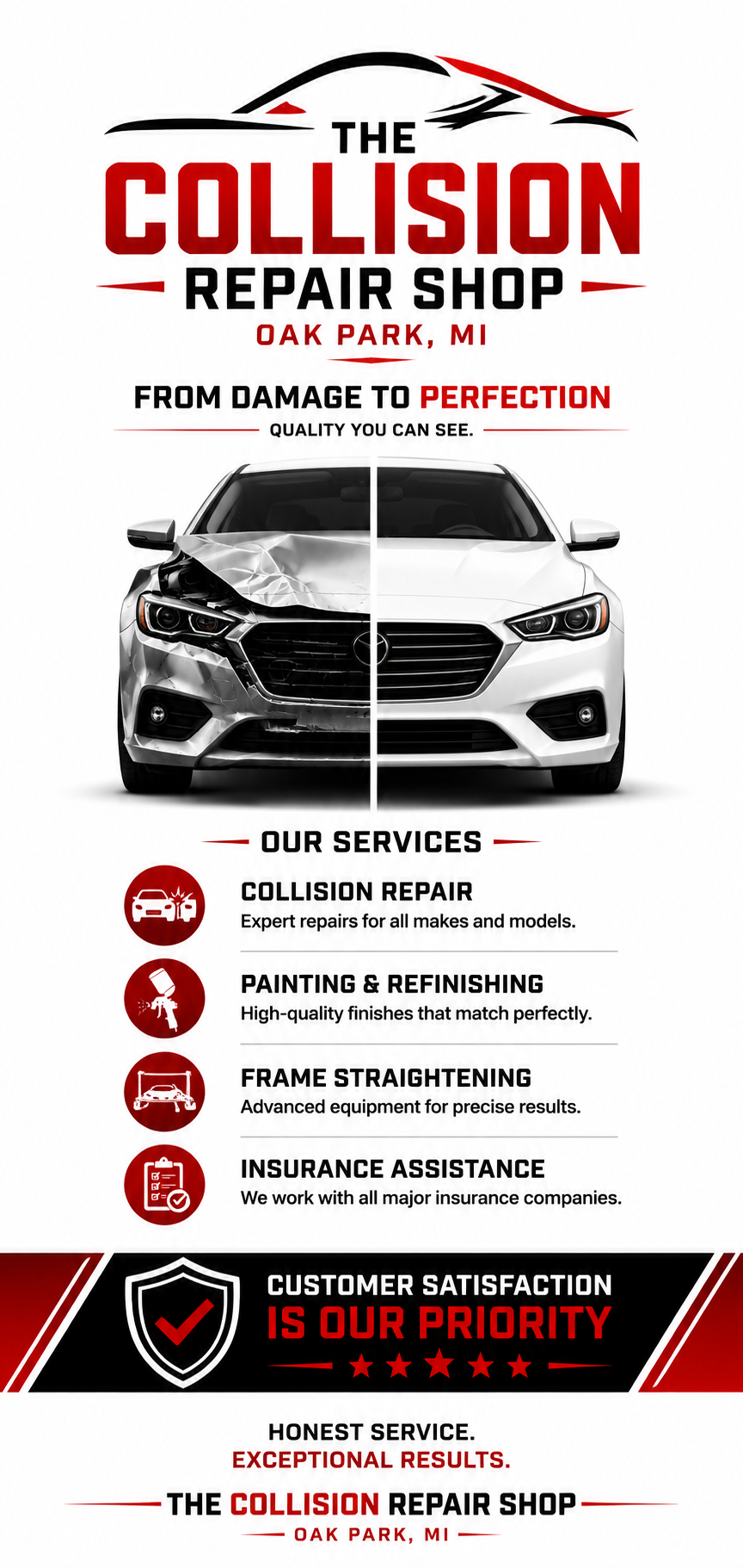 Collision Repair Shop Oak Park Michigan Perfection Collision Repair Shop Oak Park Michigan Perfection