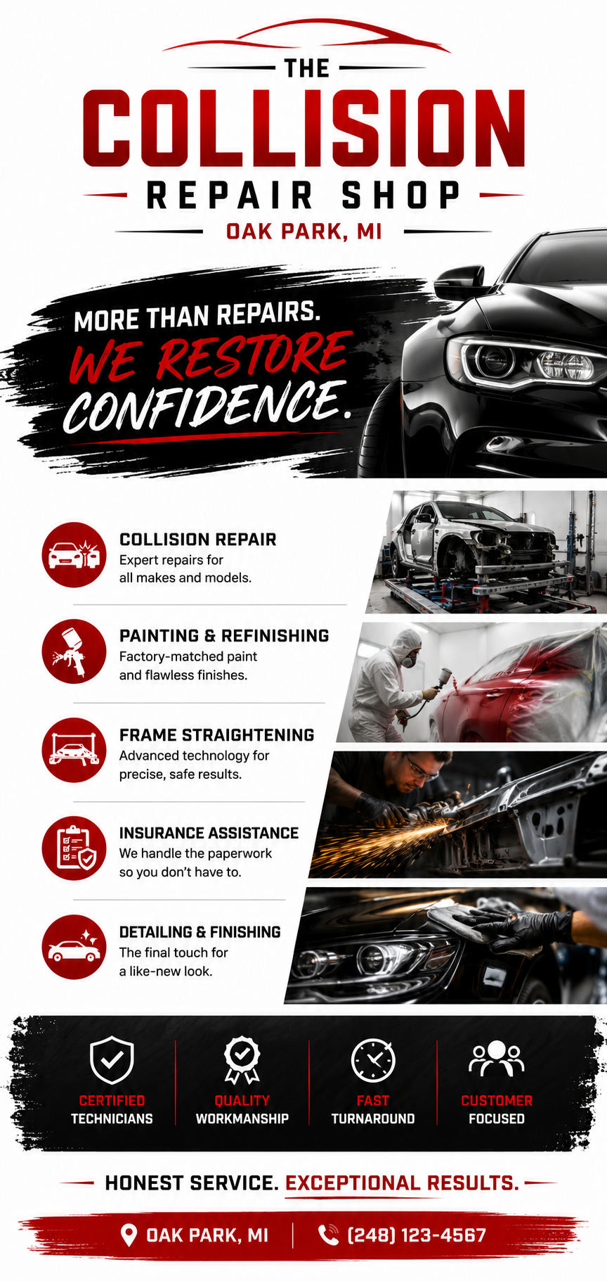 Collision Repair Shop Oak Park Michigan Repair Confidence Collision Repair Shop Oak Park Michigan Repair Confidence