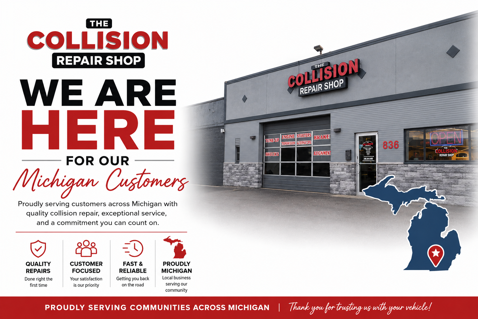 Visit Us The Collision Repair Shop Oak Park Michigan Visit Us The Collision Repair Shop Oak Park Michigan