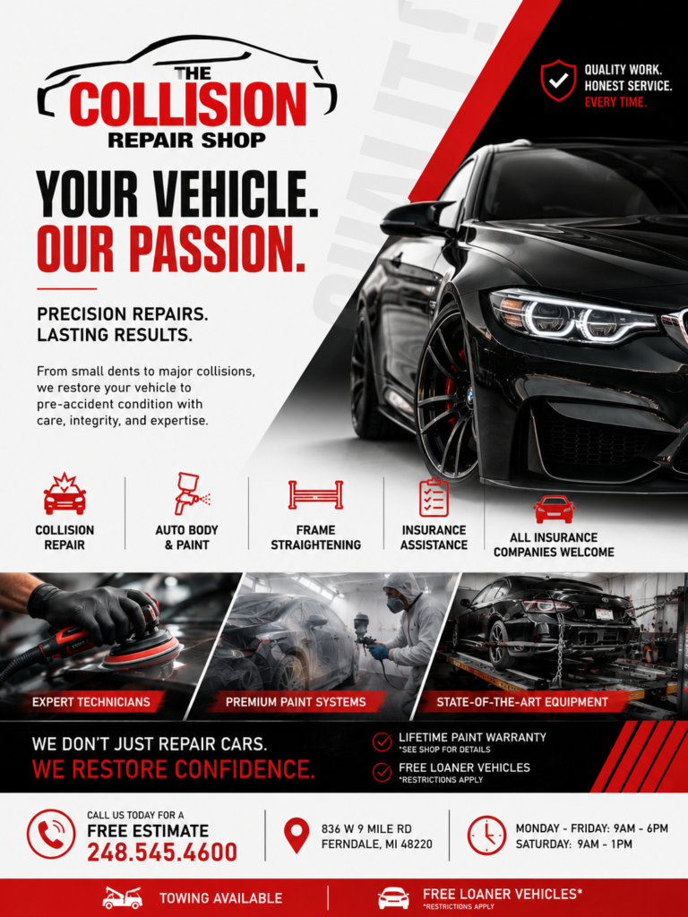 Collision Shop Detroit Michigan Repair Service Collision Shop Detroit Michigan Repair Service