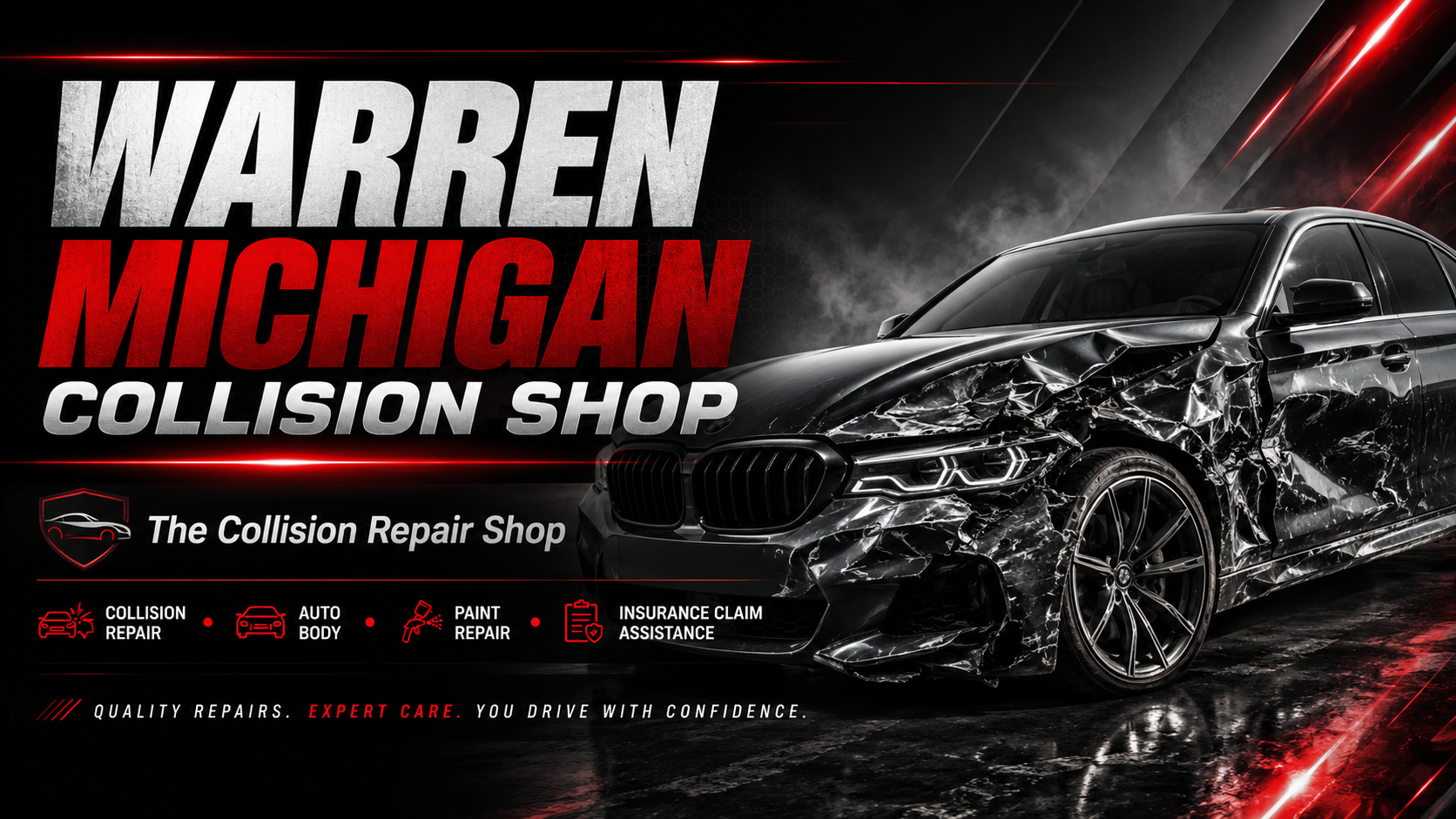 Collision Shop Warren Michigan professional auto body and collision repair