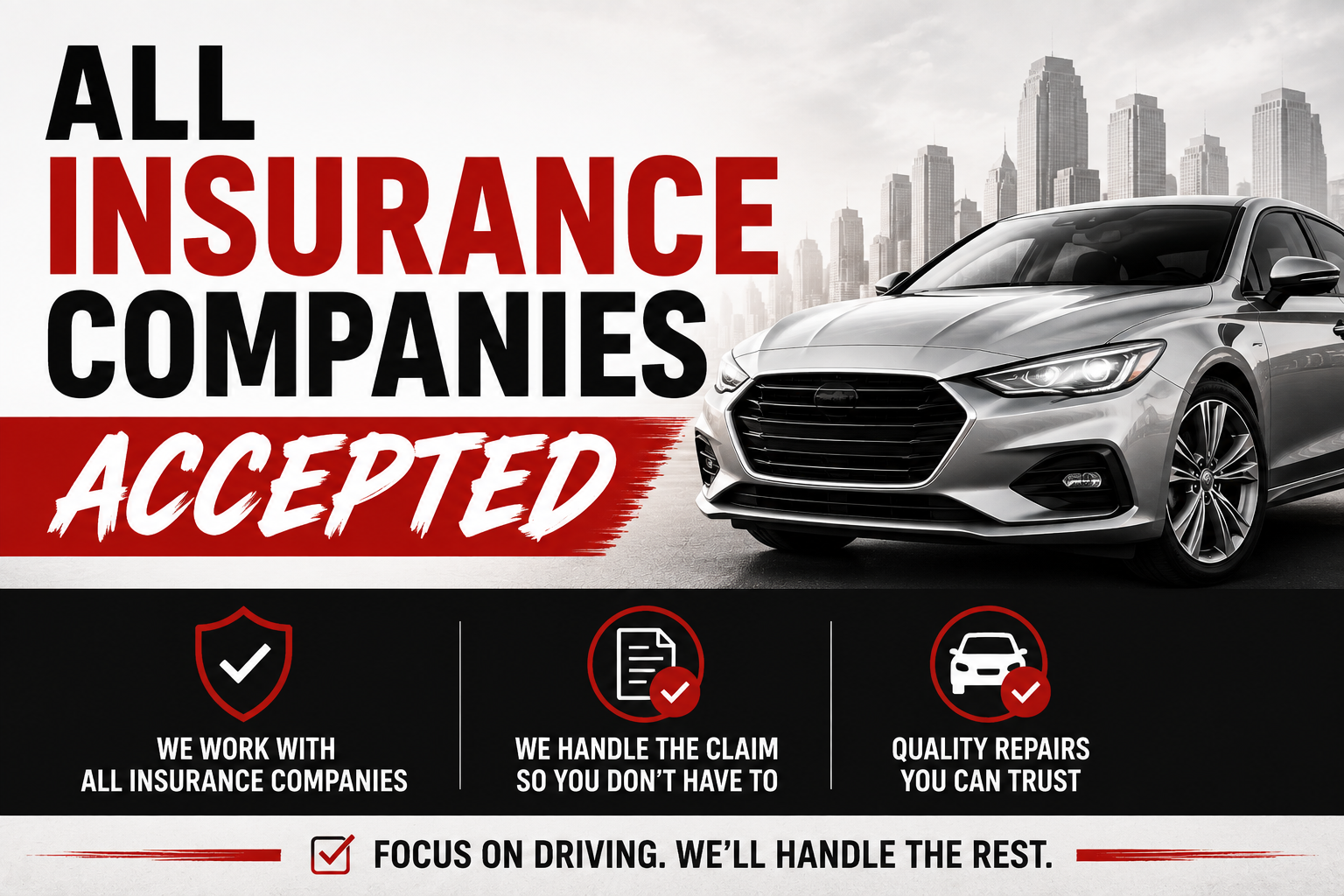 Detroit insurance collision repair at The Collision Repair Shop