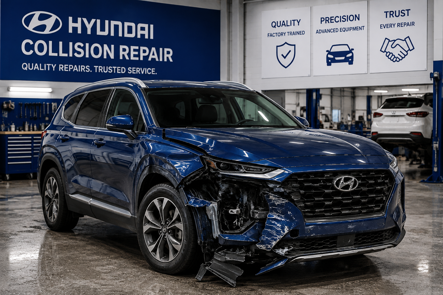 Hyundai Collision Shop Michigan for professional Hyundai collision repair
