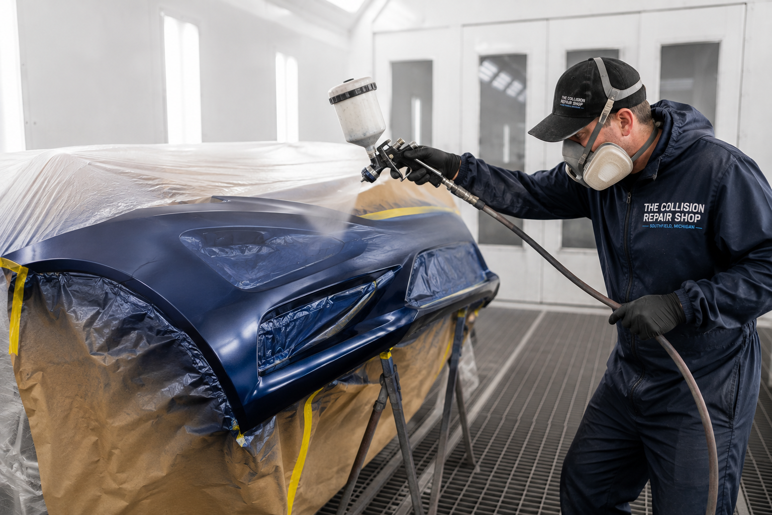 Collision paint repair and auto body preparation Southfield Michigan