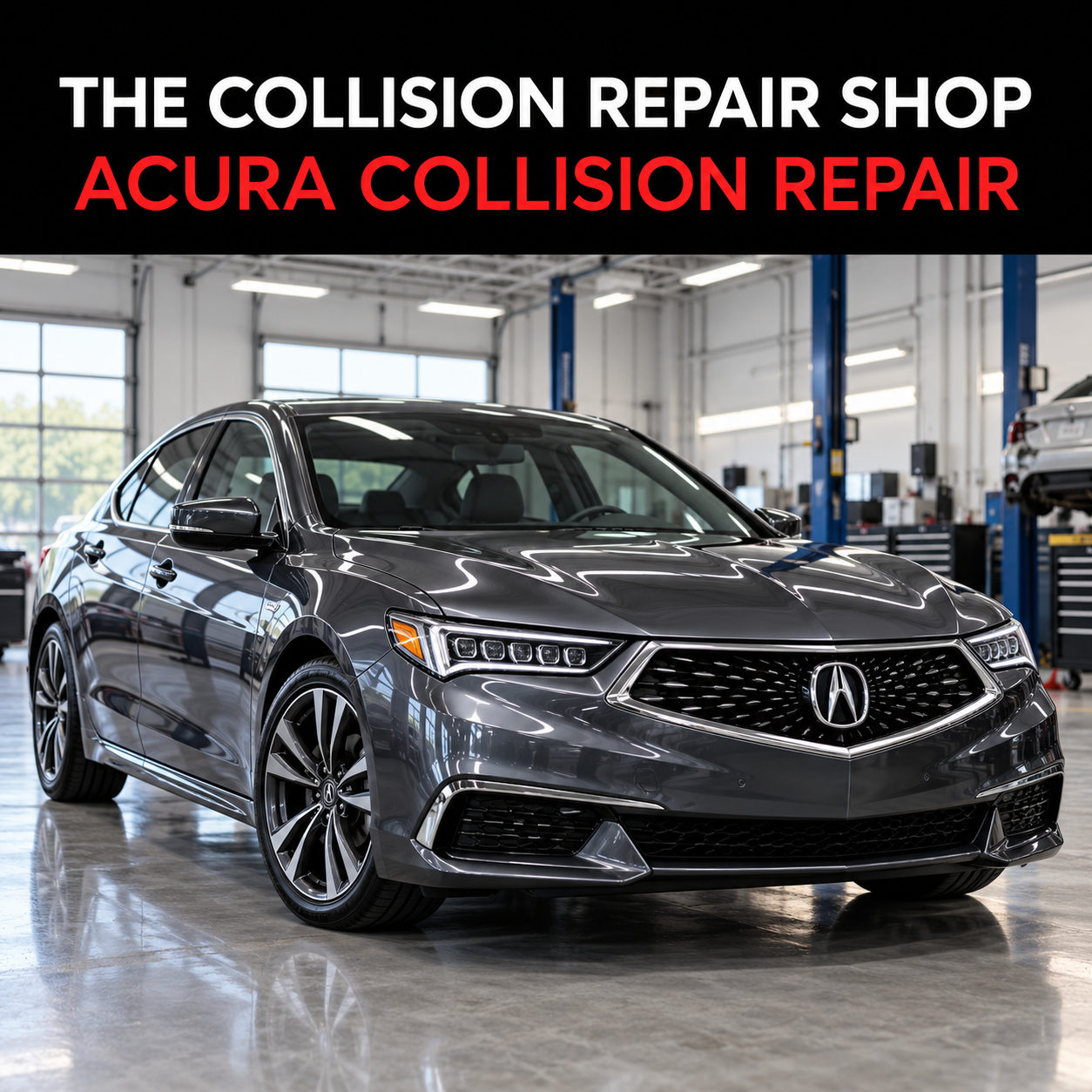 The Collision Repair Shop Acura TLX collision repair showcase