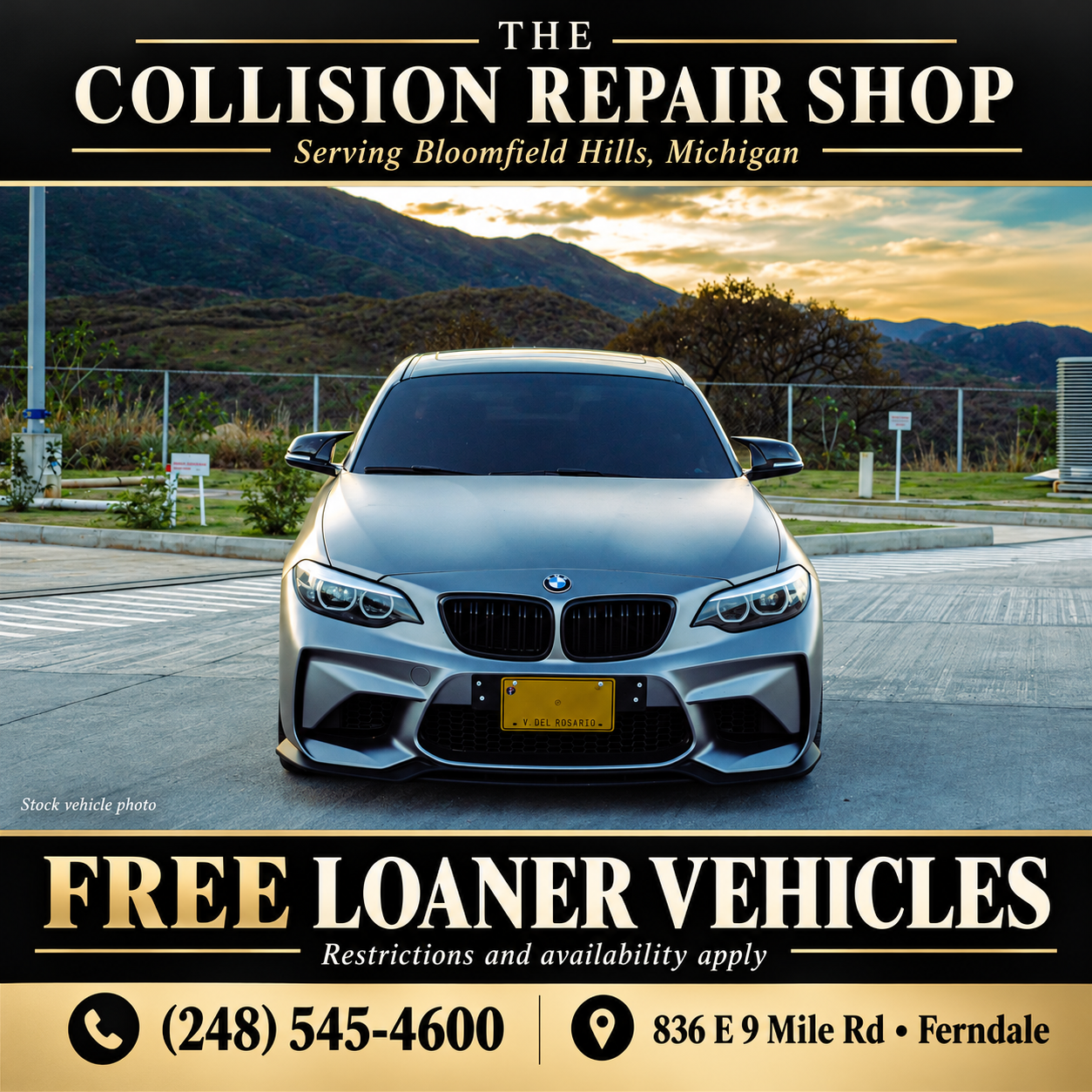 Collision repair services for Bloomfield Hills customers