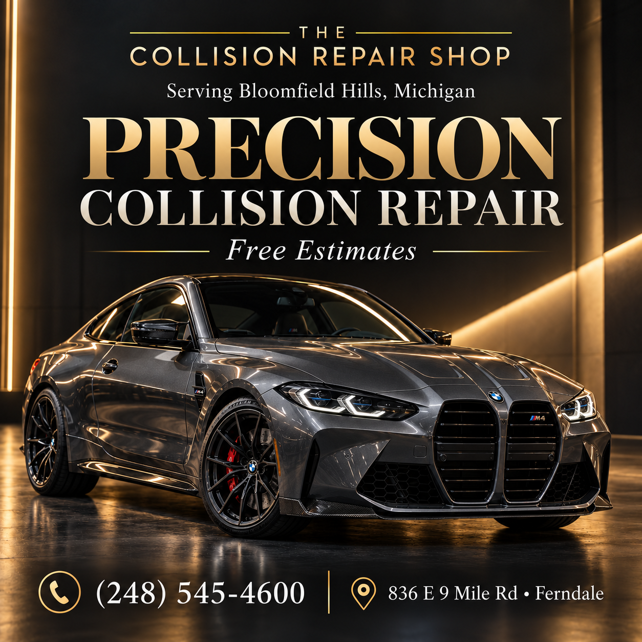 The Collision Repair Shop serving Bloomfield Hills drivers