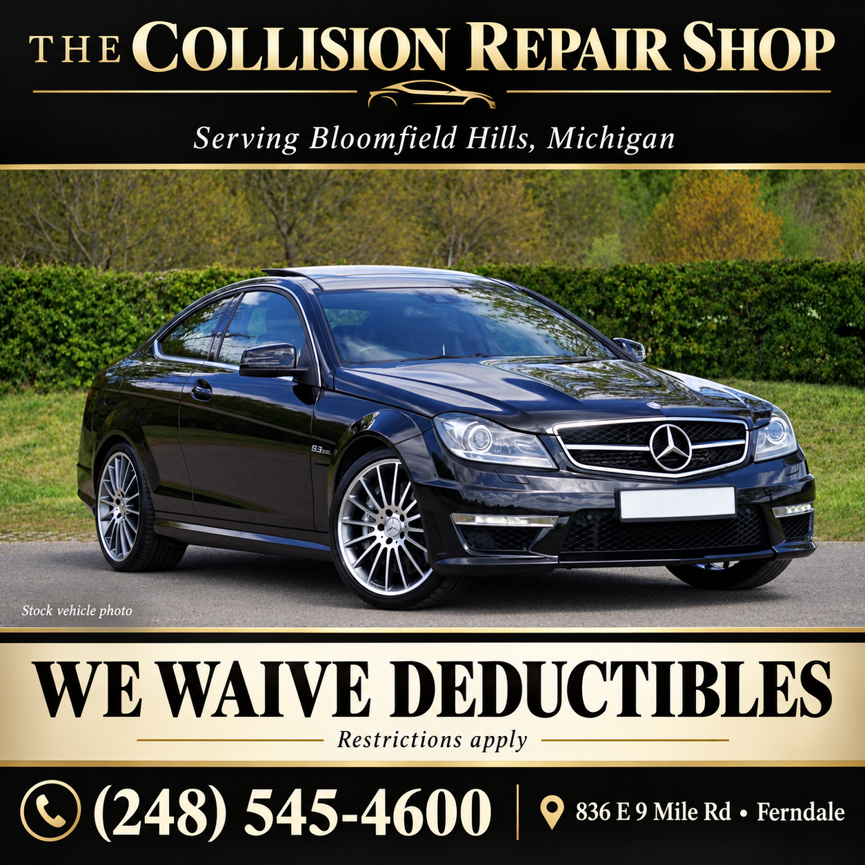 Customer assistance from The Collision Repair Shop