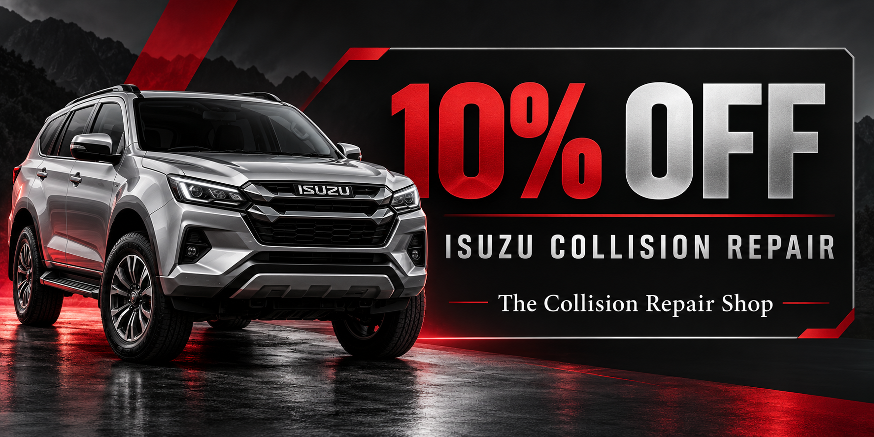 Isuzu collision repair savings