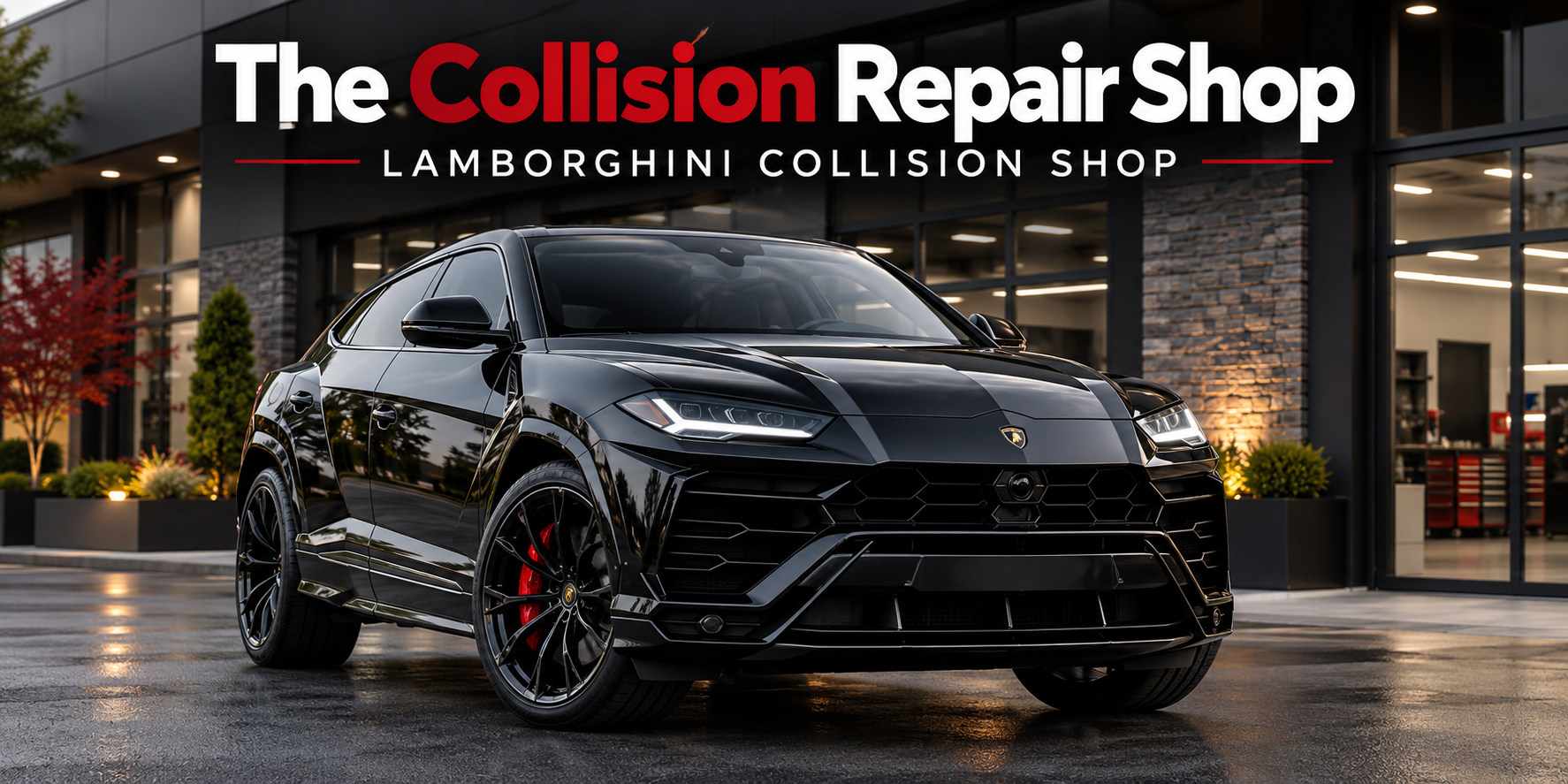The Collision Repair Shop Lamborghini collision shop