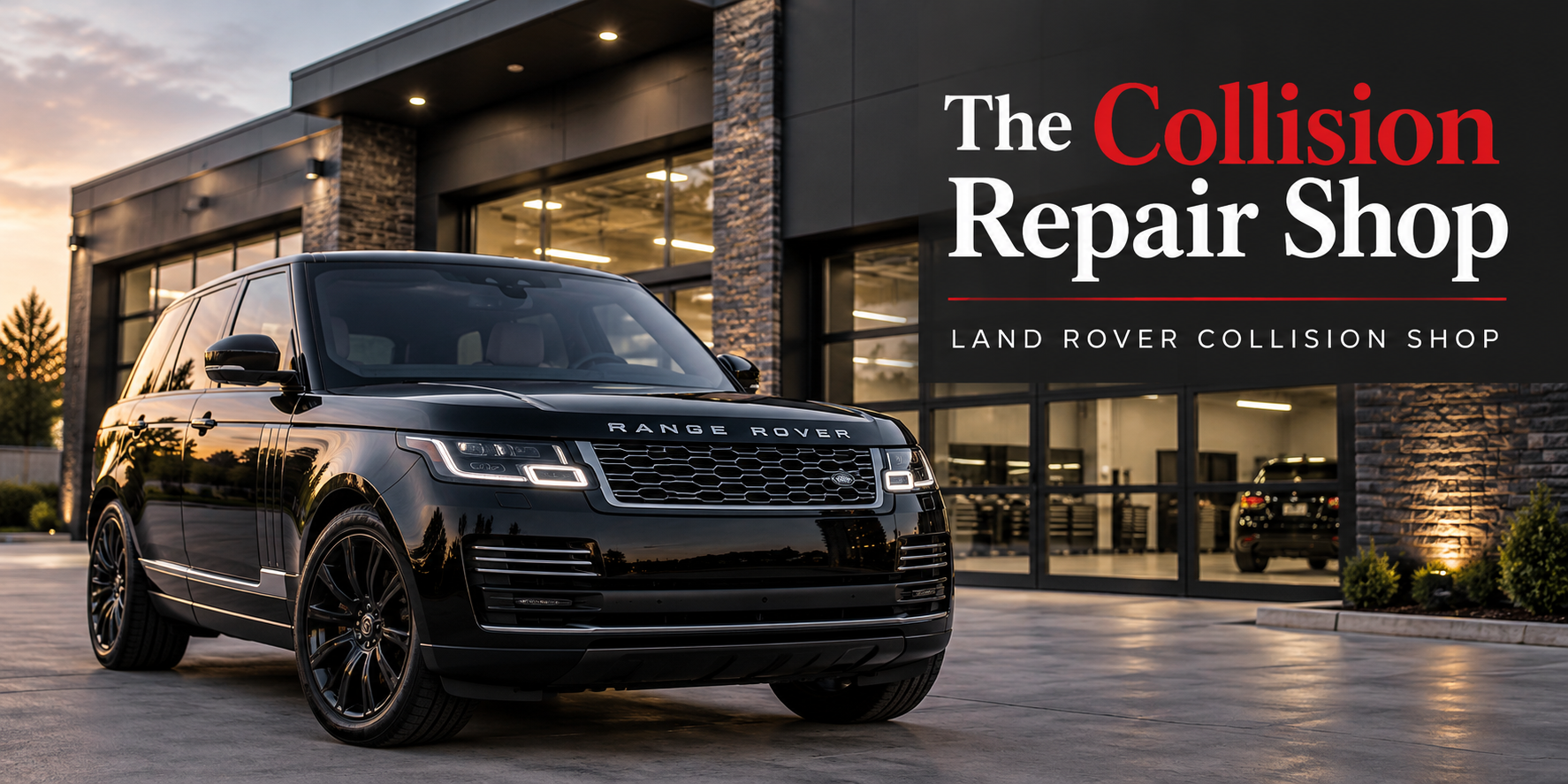 Land Rover collision repair page feature image