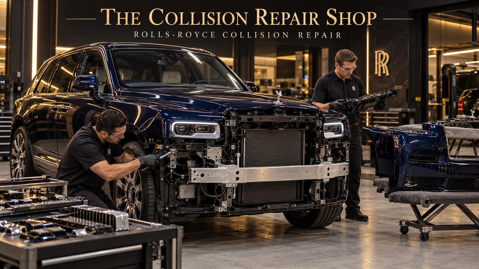 Luxury Rolls-Royce collision repair
