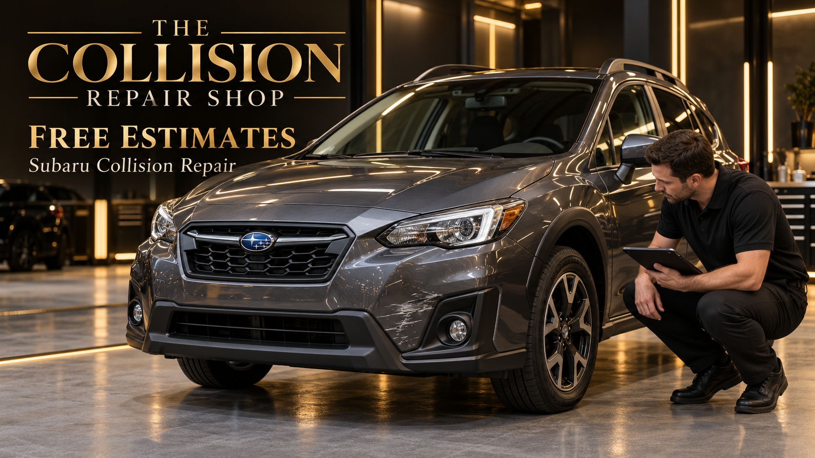 Subaru collision repair inspection