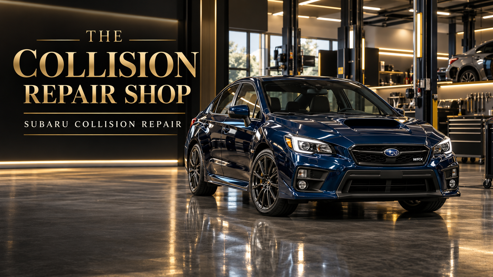 Subaru collision repair workshop