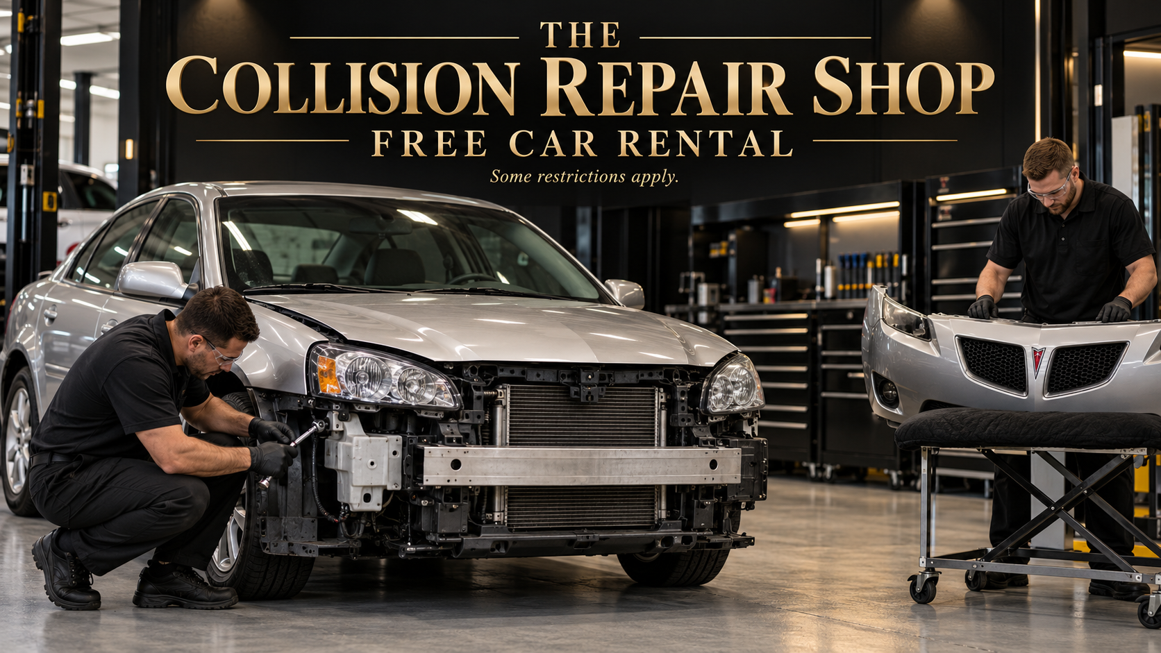 Pontiac Grand Prix collision repair