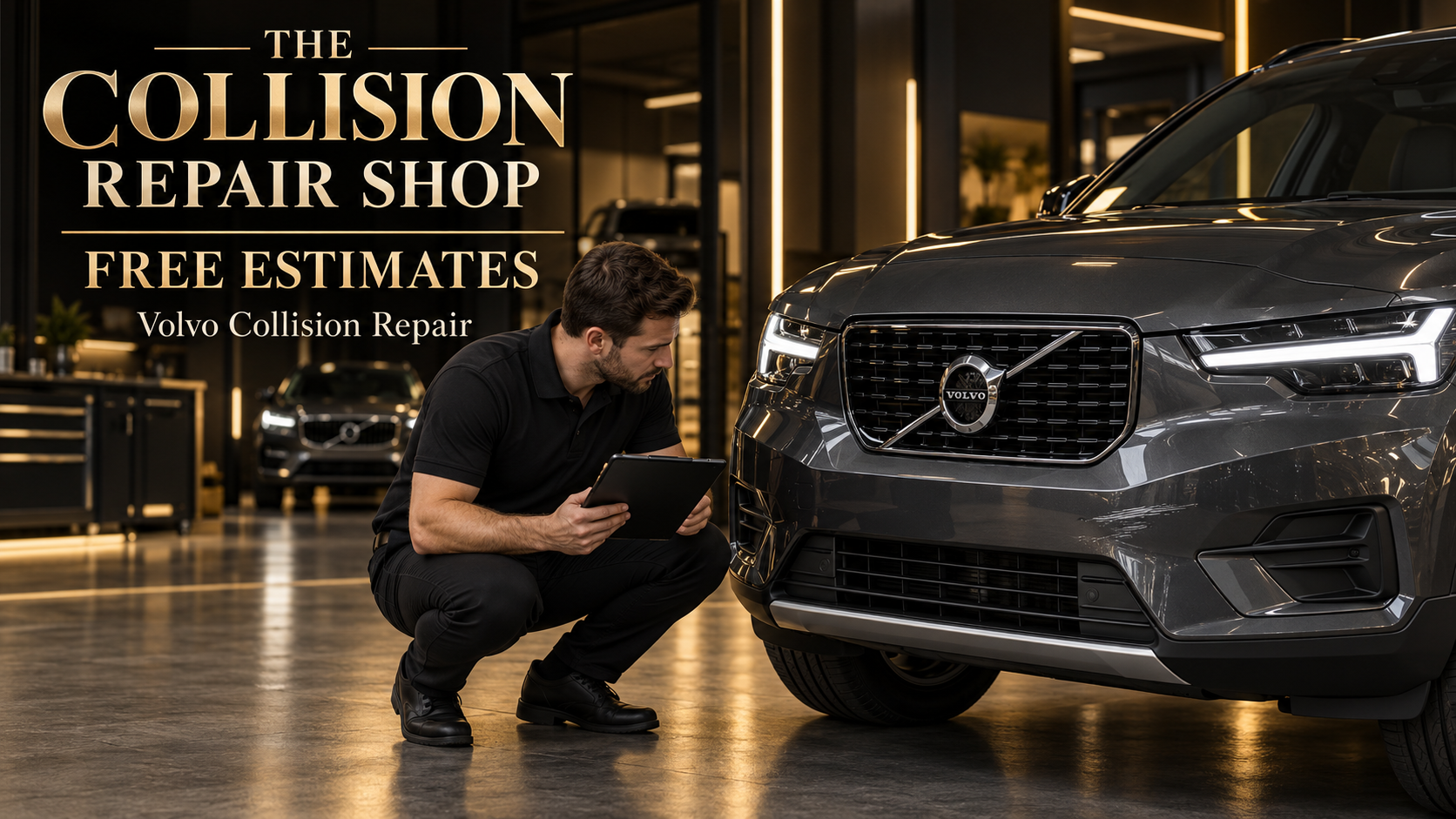 Volvo collision repair inspection