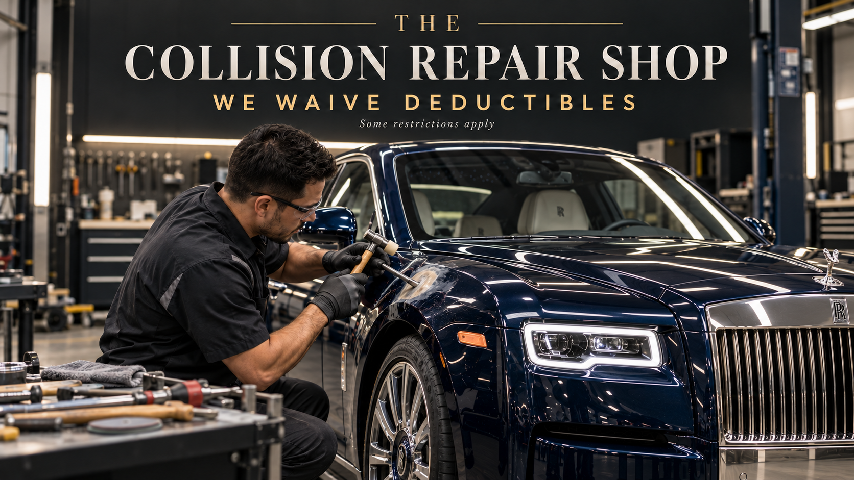 Rolls-Royce collision repair deductible assistance
