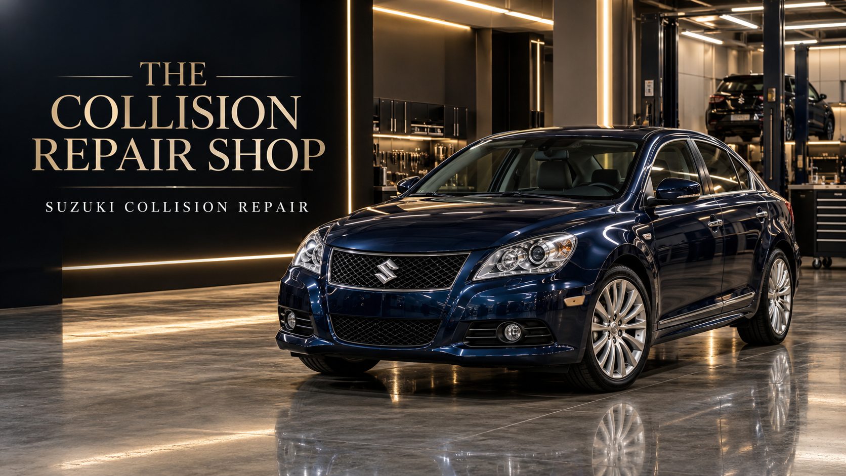 Suzuki Kizashi collision repair showcase