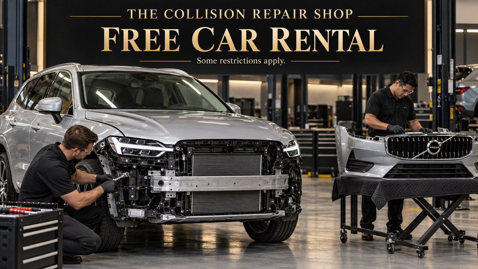 Volvo XC60 collision repair service